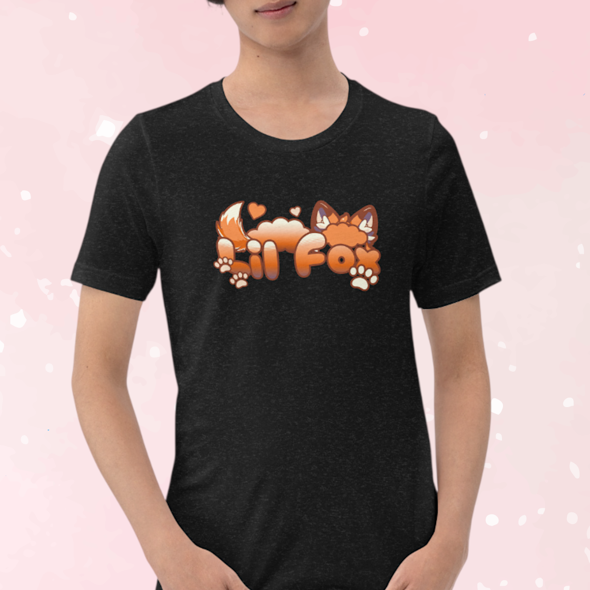 Cute Lil Fox Cotton Play Tee - Puppy's Aesthetics