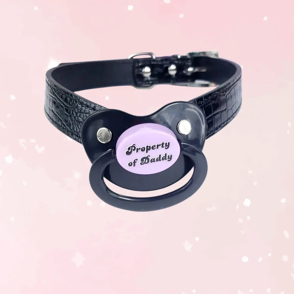 Property Of Daddy Pacifier Gag - Puppy's Aesthetics
