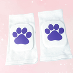 White Paw Knee Pads