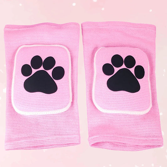 Pink Paw Knee Pads - Puppy's Aesthetics