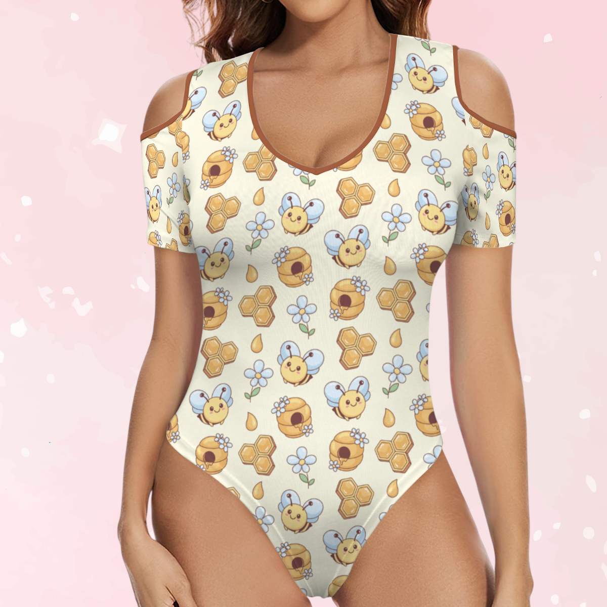 Sweet Honeybee Peekaboo Playsuit