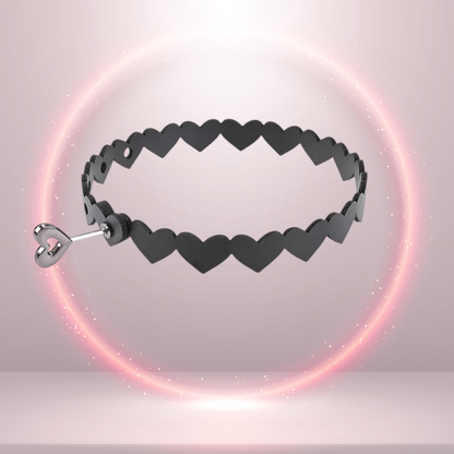 Black Heartlock Day Collar