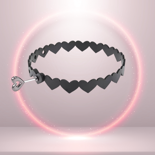 Black Heartlock Day Collar