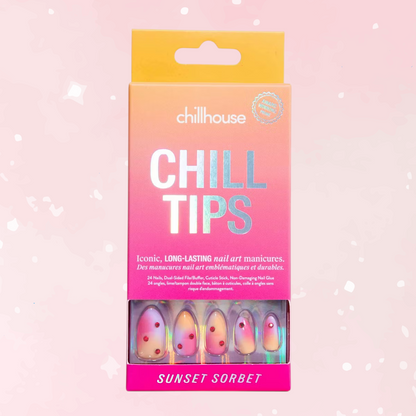 Fake Nails Sunset Sorbet 24ct