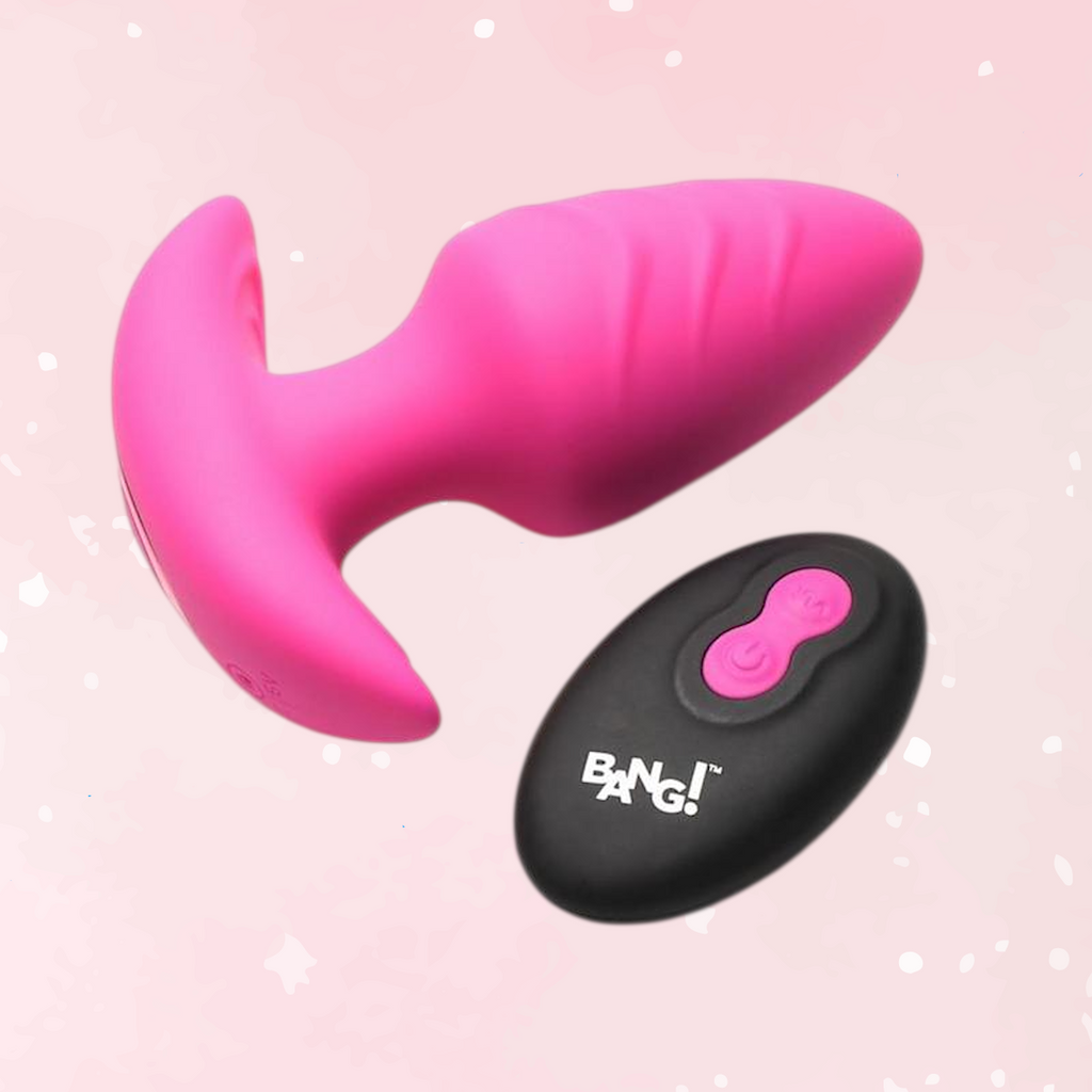 Rotating Vibrating Silicone Butt Plug