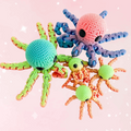 Baby Wiggle Octopi – Crocheted Sensory Fidget Toy
