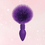 Cotton Tails Silicone Ribbed Bunny Plug