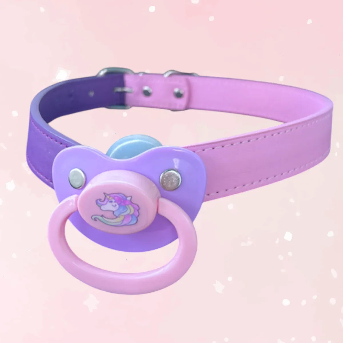 Unicorn Mismatch Pacifier Gag - Puppy's Aesthetics