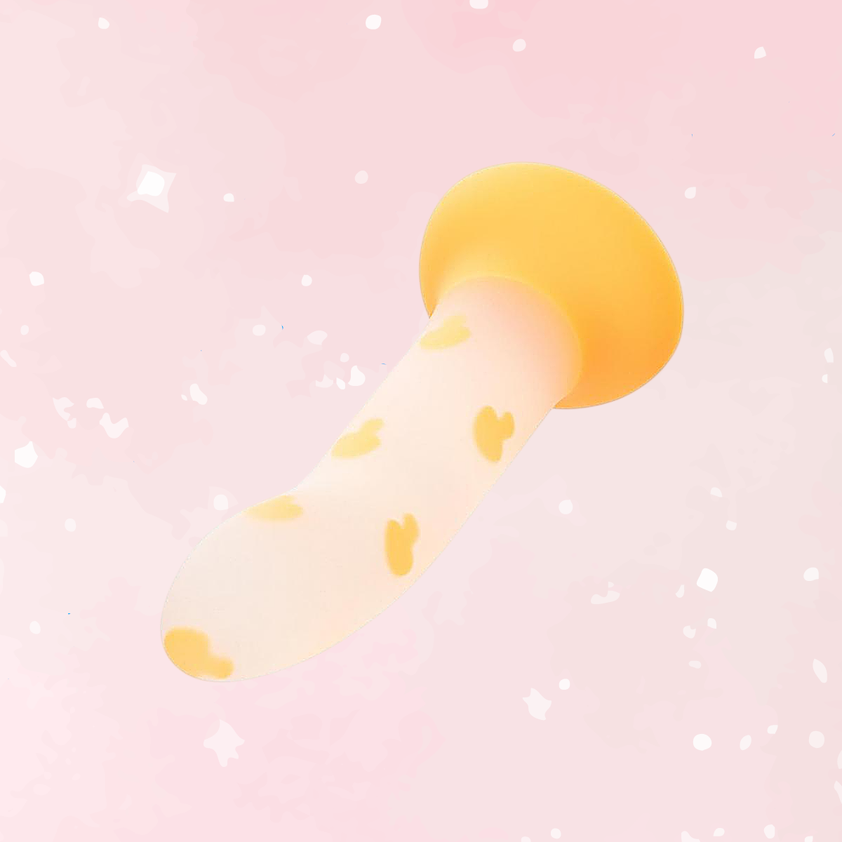 Glow Stick Mushroom Silicone Dildo