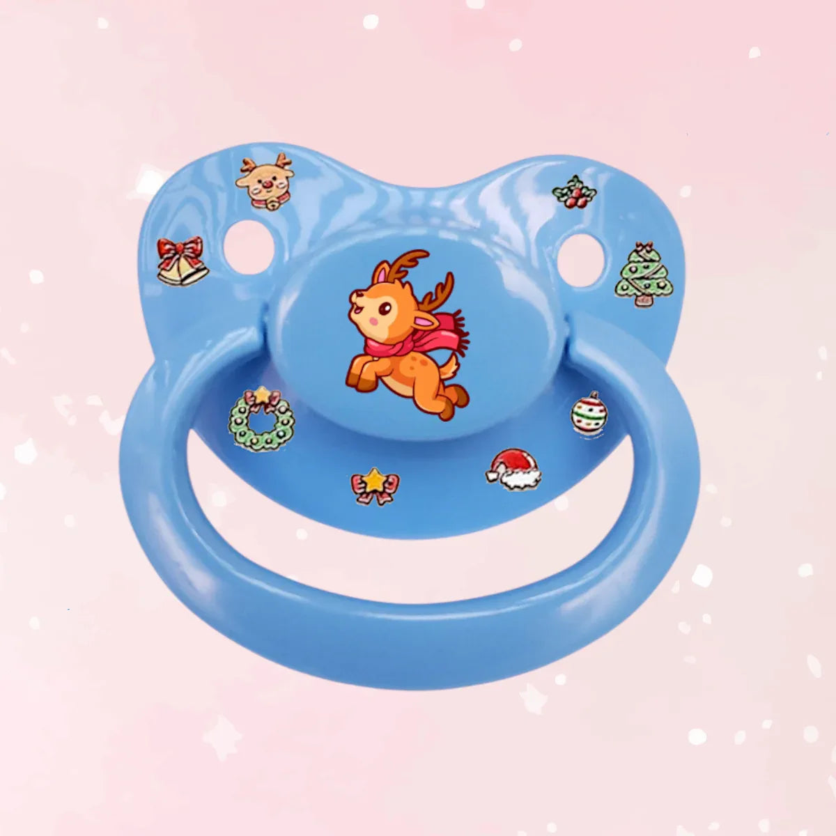 Deco Adult Pacifier - Glow In The Dark Christmas Pacifier - Puppy's Aesthetics