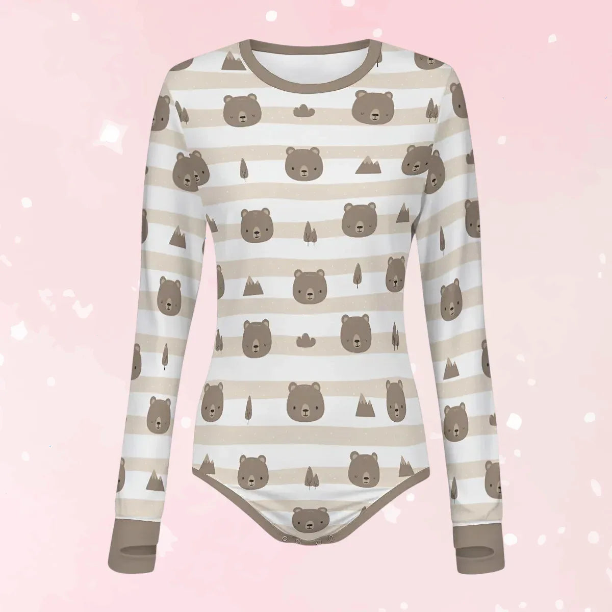 Honeywood Bears Long Sleeve CuddleSuit - Puppy's Aesthetics