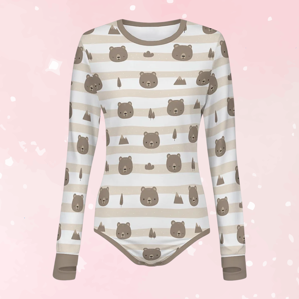 Honeywood Bears Long Sleeve CuddleSuit