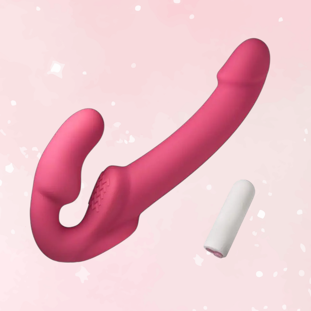 Simply Sweet Vibe Silicone Strapless Strap-On
