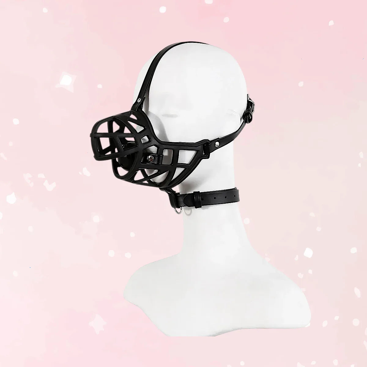 Leather Muzzle Mask - Puppy's Aesthetics