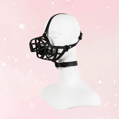 Leather Muzzle Mask - Puppy's Aesthetics