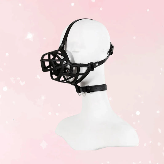 Leather Muzzle Mask - Puppy's Aesthetics
