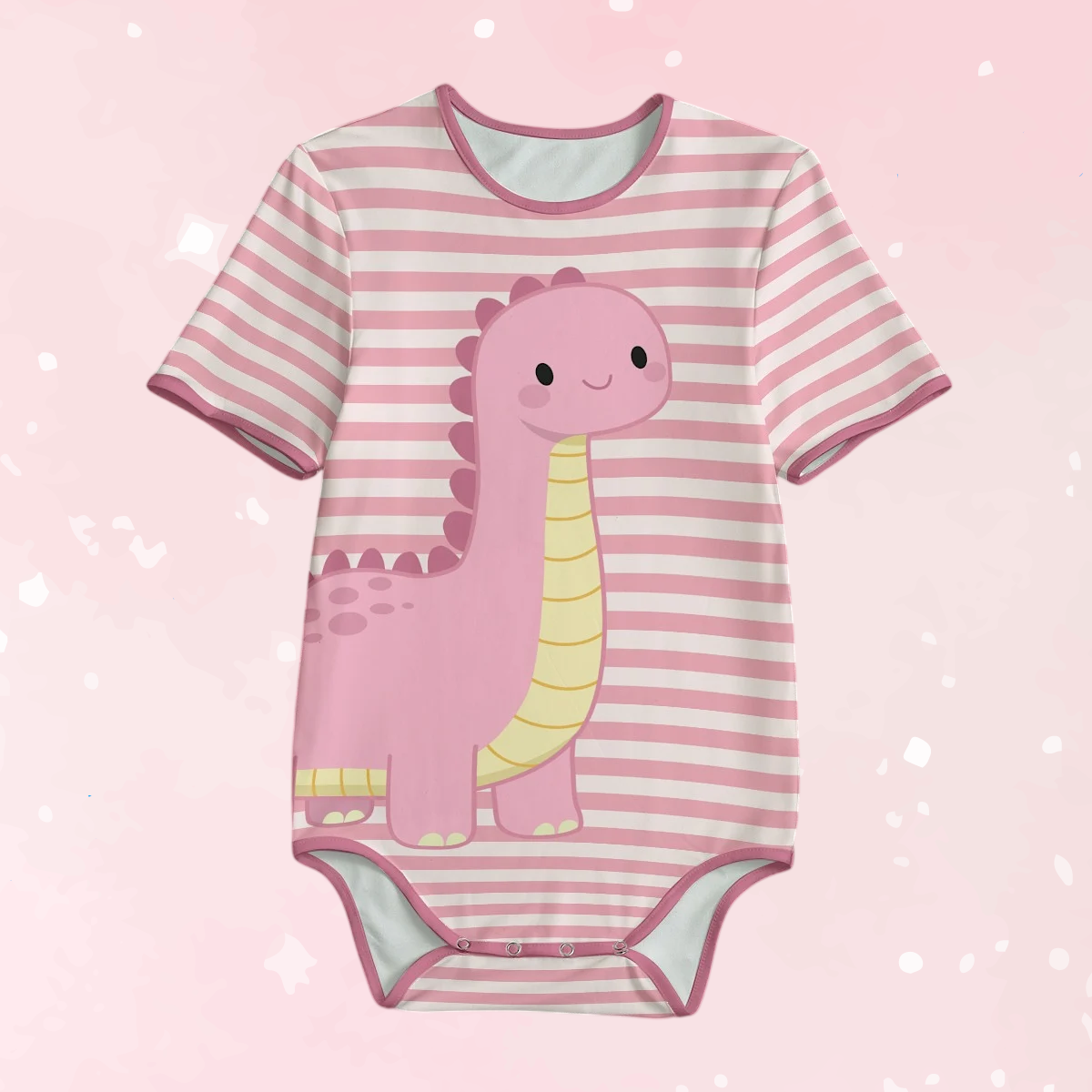 Pink Dino Snuggle Adult CuddleSuit