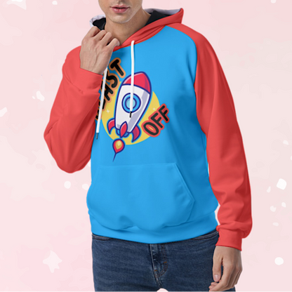 Blast Off Rocket Unisex Hoodie