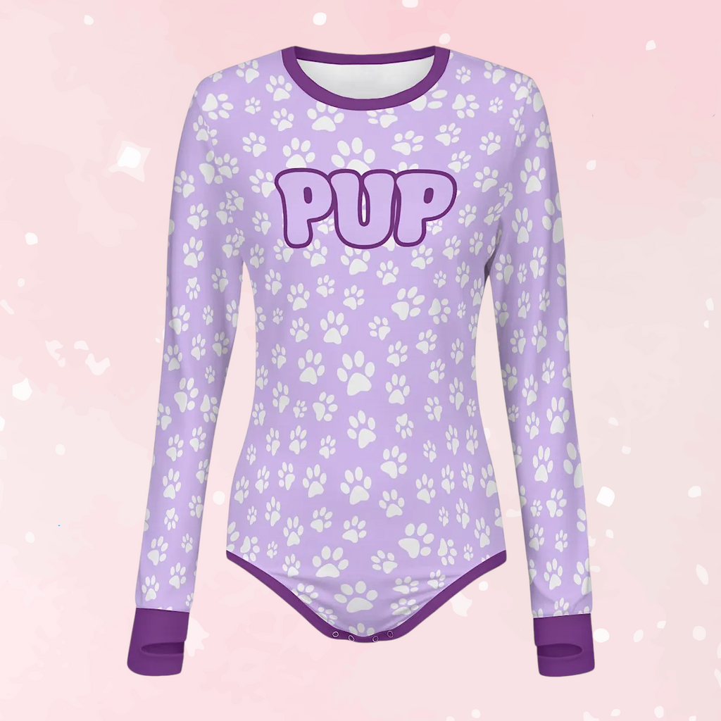 Lil Pup Long Sleeve CuddleSuit