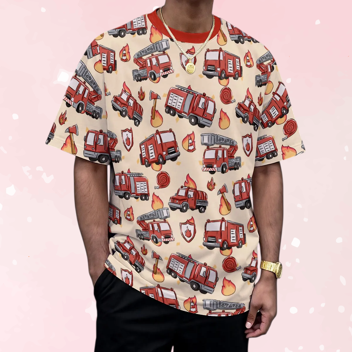 Little Firefighter Unisex Play Tee