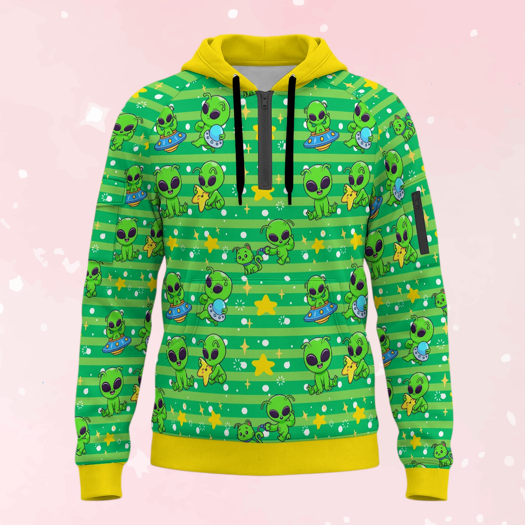 Cosmic Cutie Half-Zip Hoodie
