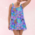 Cryptid Slumber Party Sun Dress