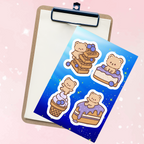 Lil Blueberry Bears Sticker Sheet - Puppy's Aesthetics