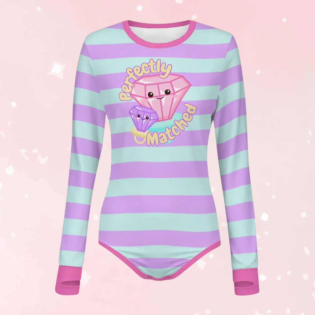 Perfectly Matched Long Sleeve CuddleSuit