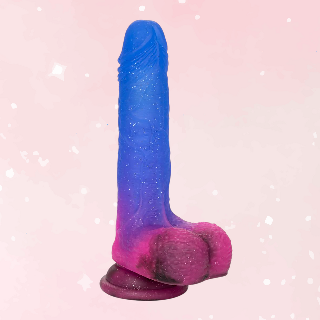 Ombre Vibrating Dildo 10 Functions