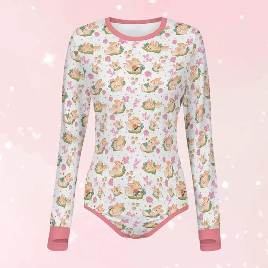 Lovely Fennec Long Sleeve CuddleSuit - Puppy's Aesthetics