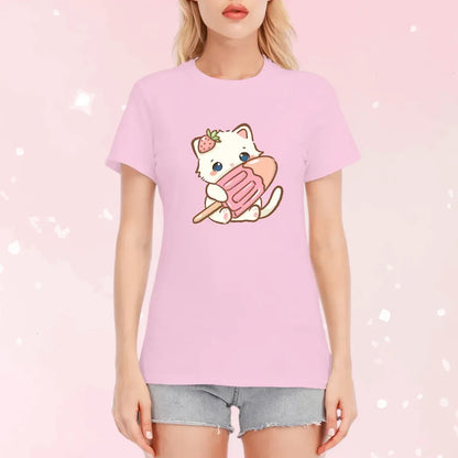 Sweet Pop Cotton Play Tee - Puppy's Aesthetics