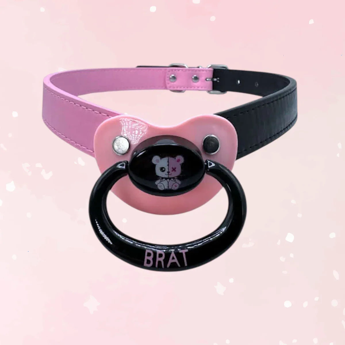 Brat Mismatch Pacifier Gag - Puppy's Aesthetics