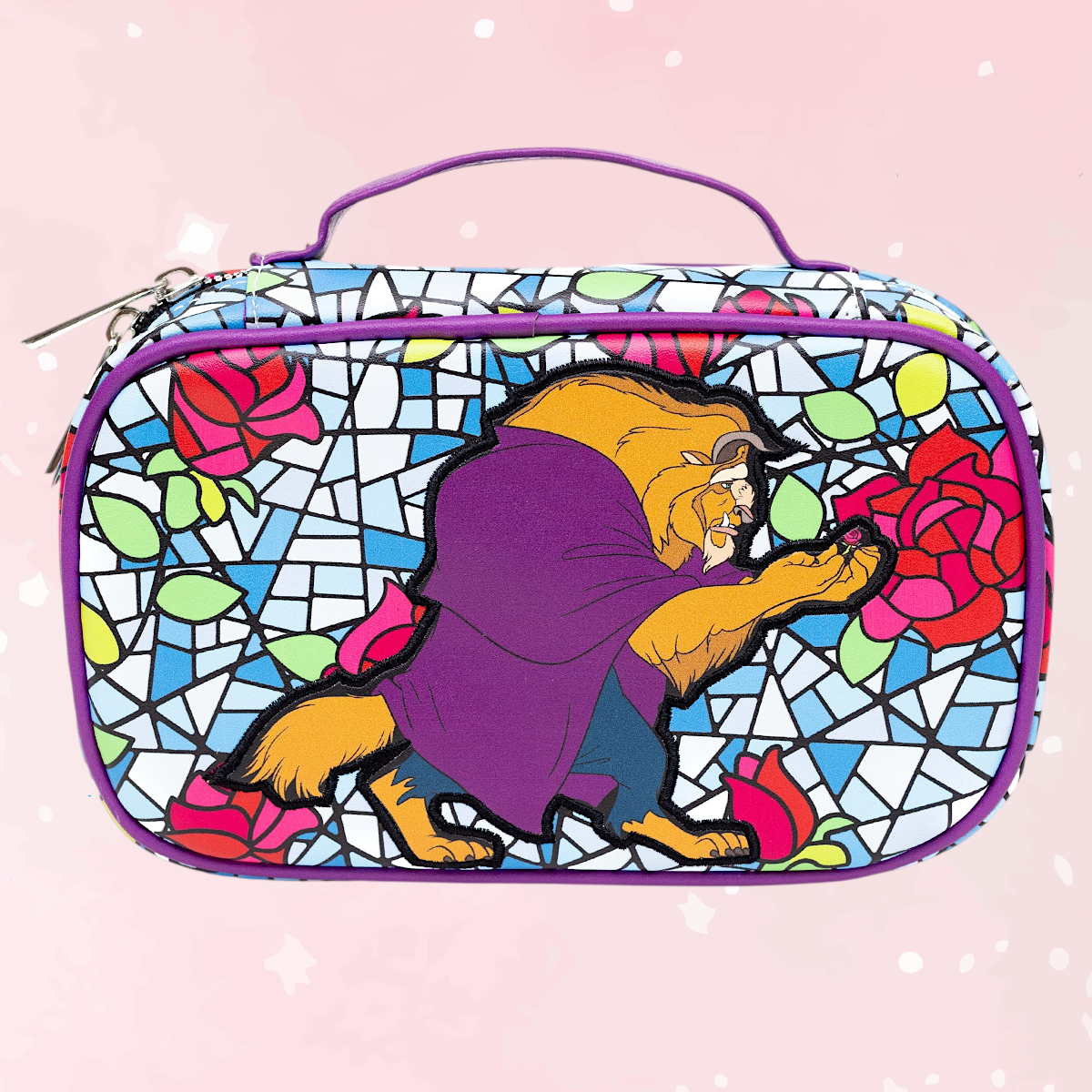 Beast Vegan Leather Travel Cosmetic Bag