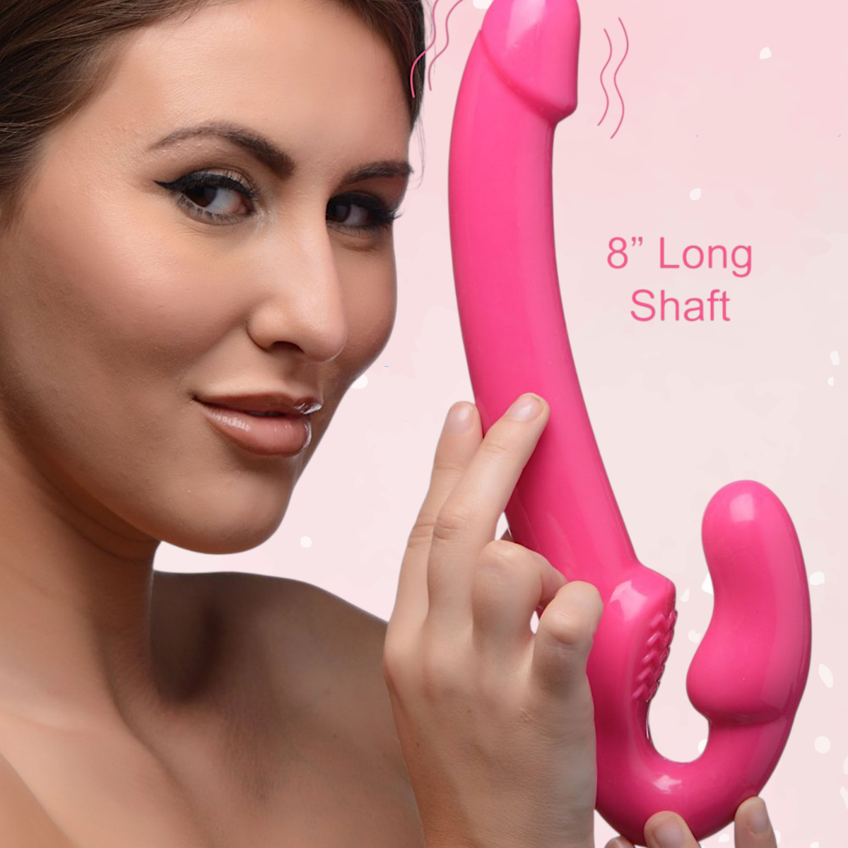 Vibrating Revolver Strapless Strap-On