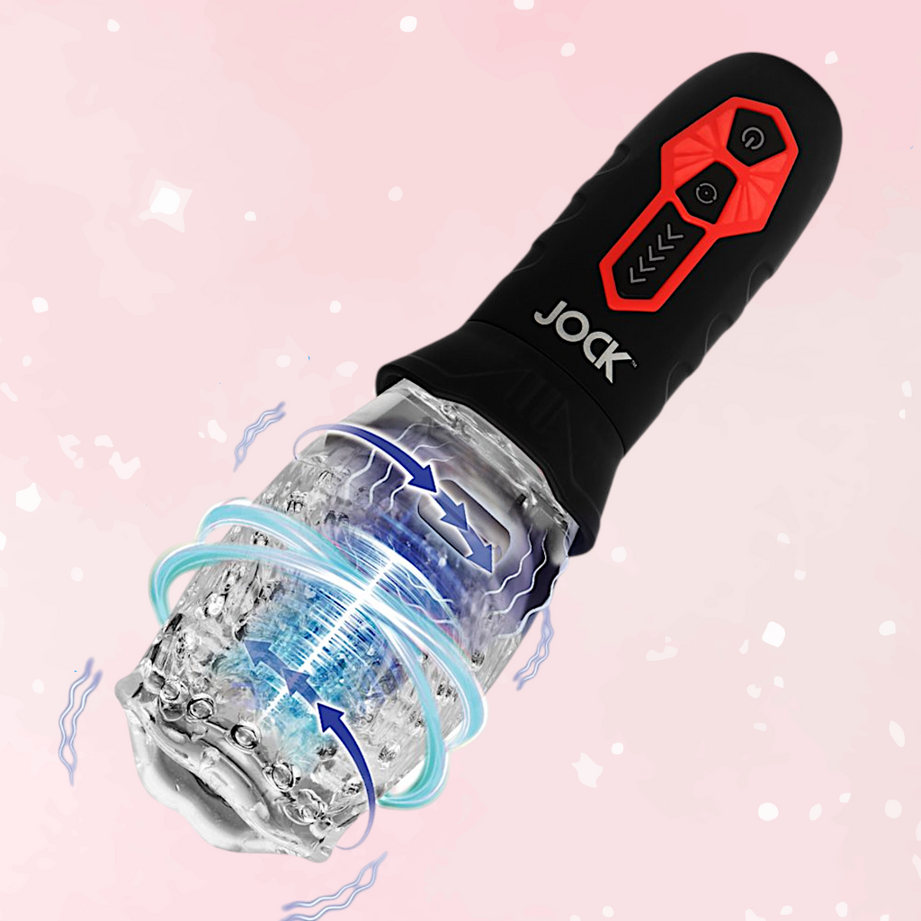 Spinning and Vibrating Masturbator