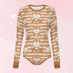 Woodland Owls Long Sleeve CuddleSuit