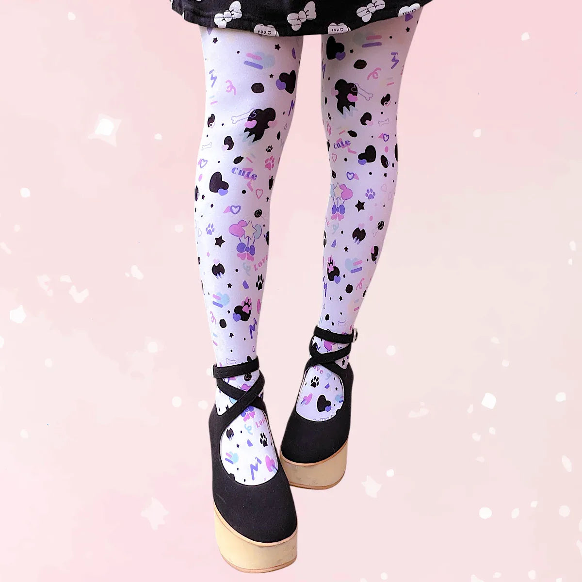 Dottie Dalmation Unisex Tights - Puppy's Aesthetics