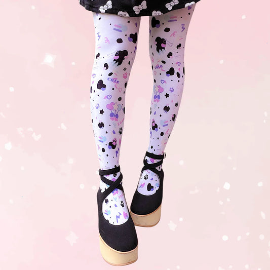 Dottie Dalmation Unisex Tights - Puppy's Aesthetics