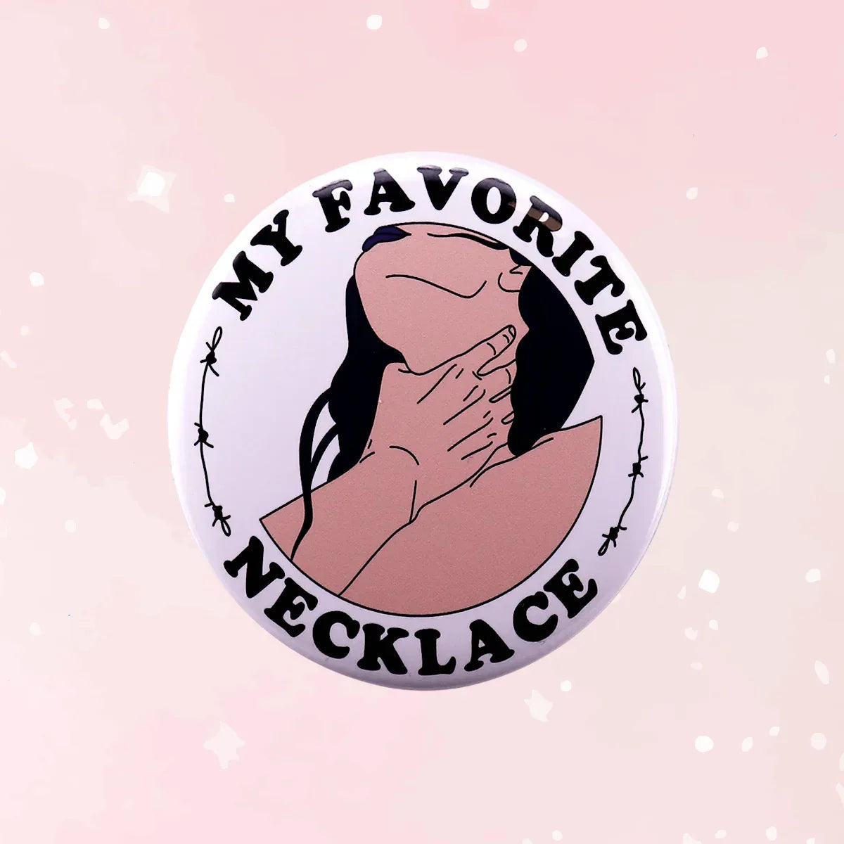 My Favorite Necklace BDSM Button - Puppy's Aesthetics