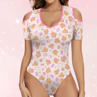 Bearly Adorable Peekaboo PlaySuit - Puppy's Aesthetics