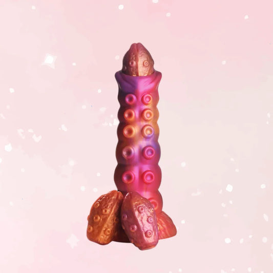 Nymphoid Ovipositor Silicone Dildo with Eggs - Puppy's Aesthetics