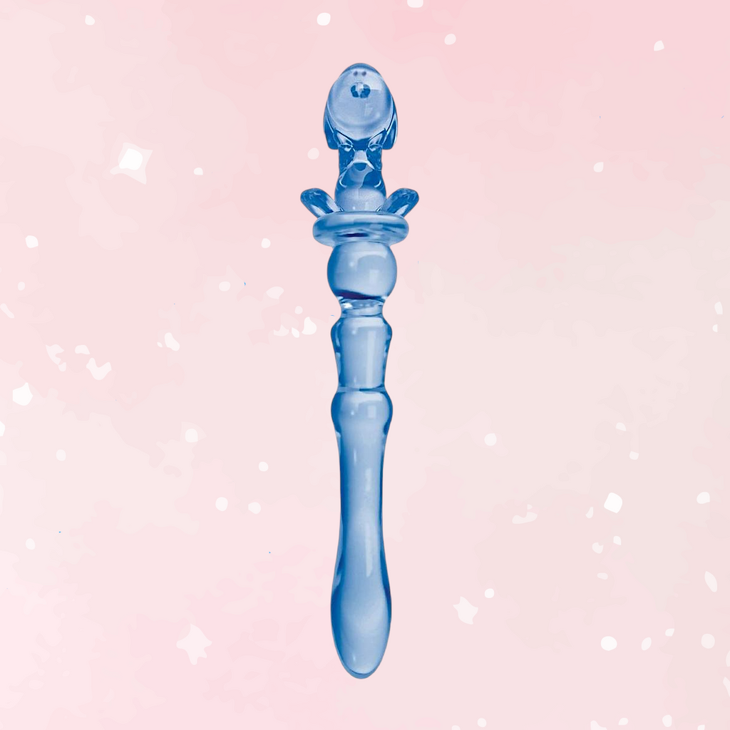 Glass Menagerie Puppy Glass Dildo