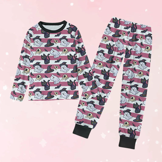 Haunted Whiskers Unisex Soft Jammies - Puppy's Aesthetics