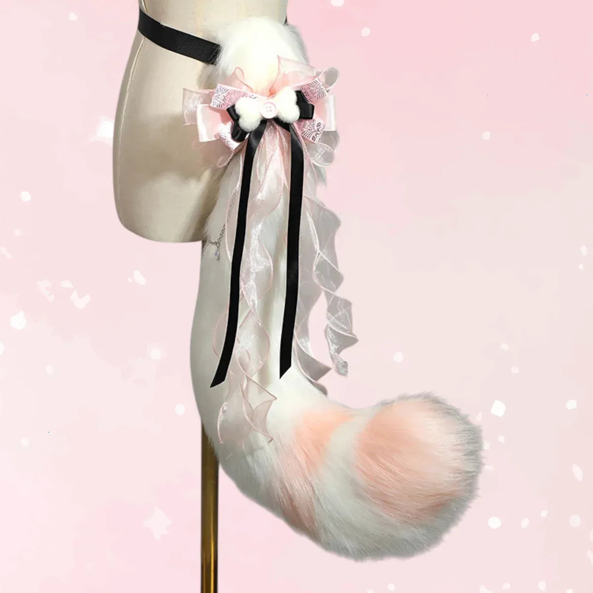 Pink Snowpaw Plush Petplay Accessories - Puppy's Aesthetics