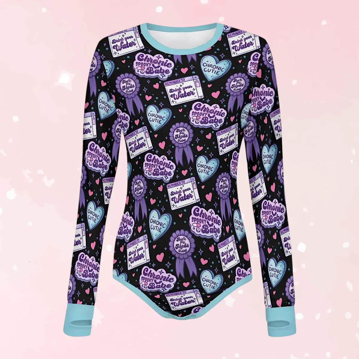 Chronic Cutie Long Sleeve CuddleSuit - Puppy's Aesthetics