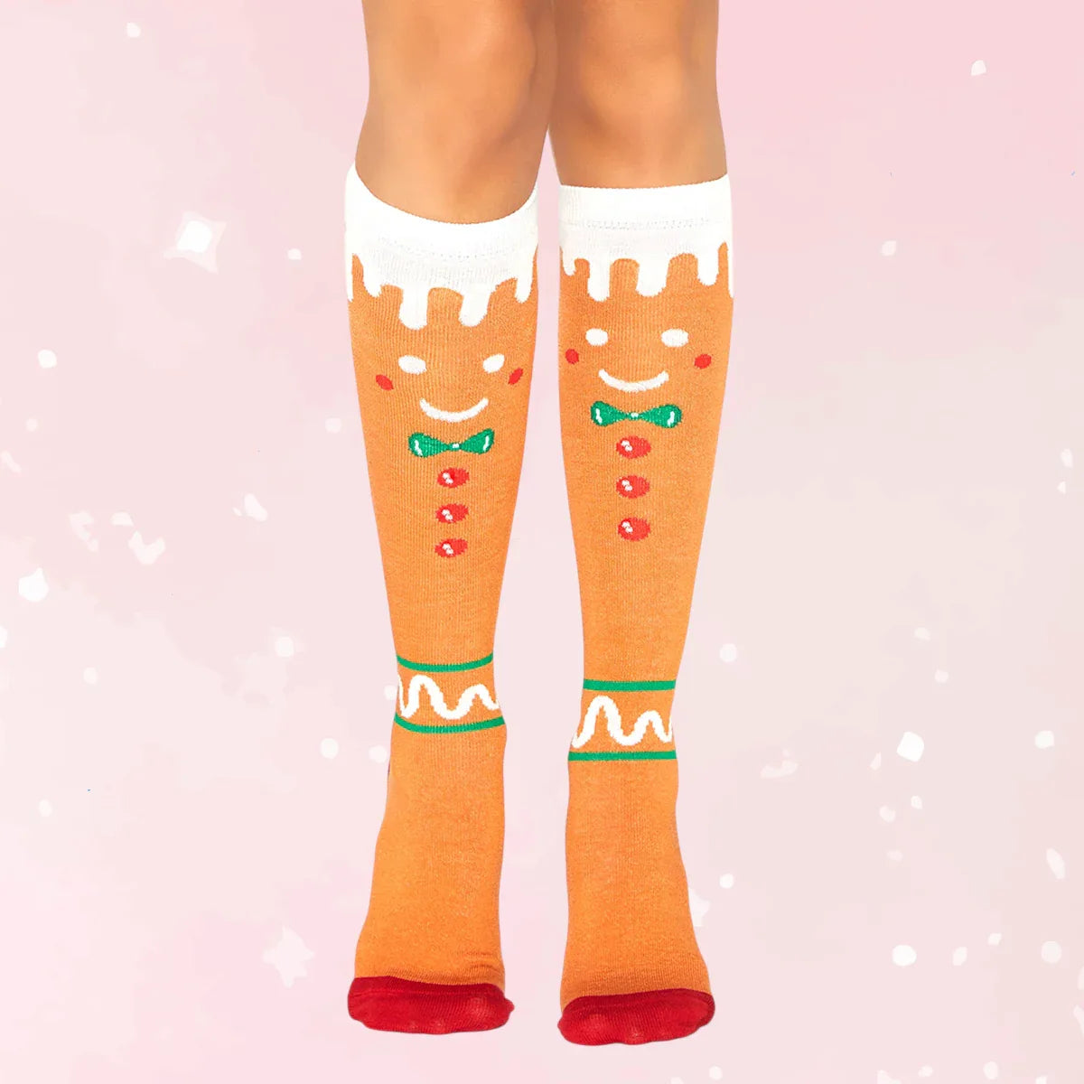 Gingerbread Man Socks - Puppy's Aesthetics