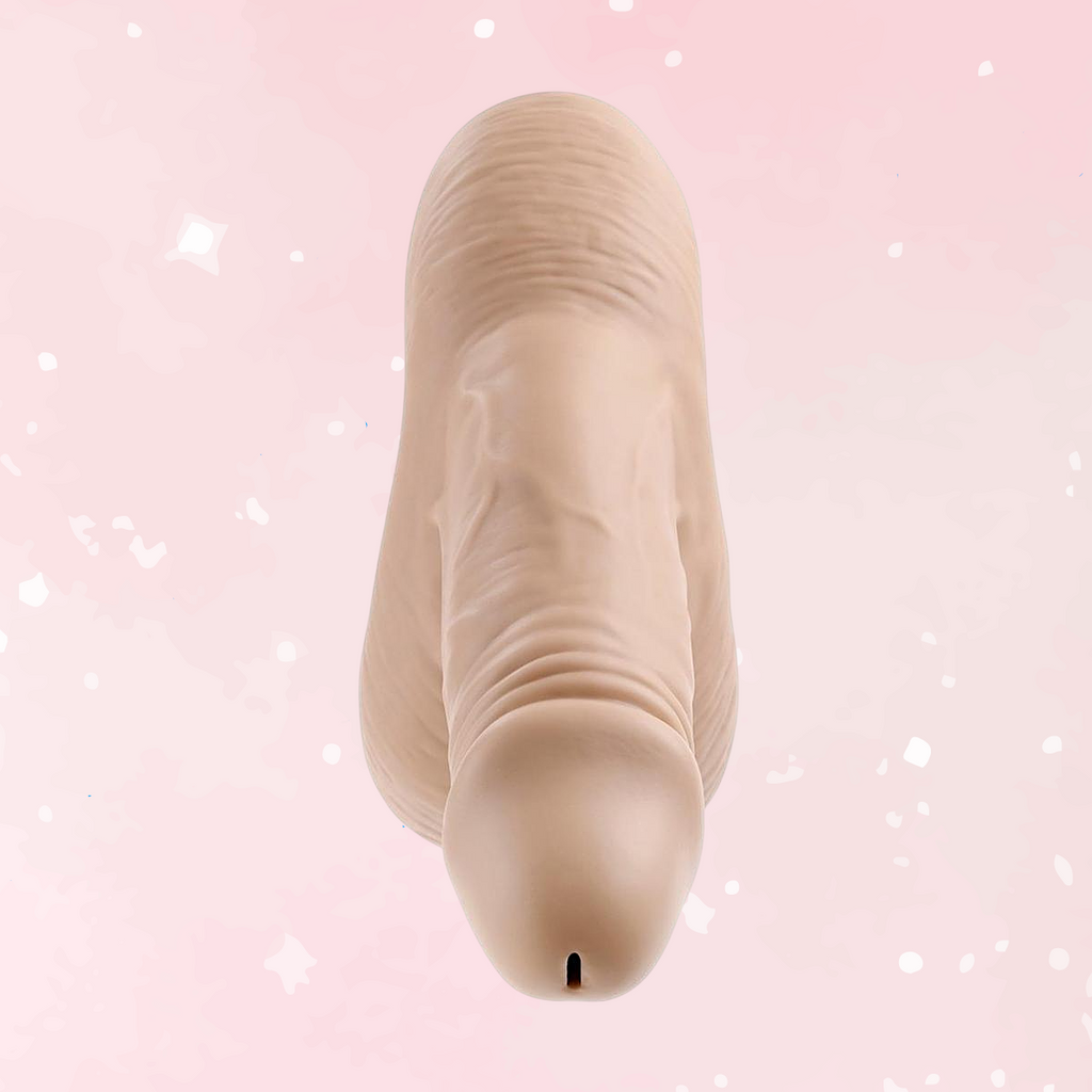 Gender X Realistic Silicone Stand to Pee Packer