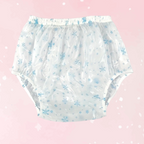 ABDL High Waist Snowflakes PVC Diaper Cover