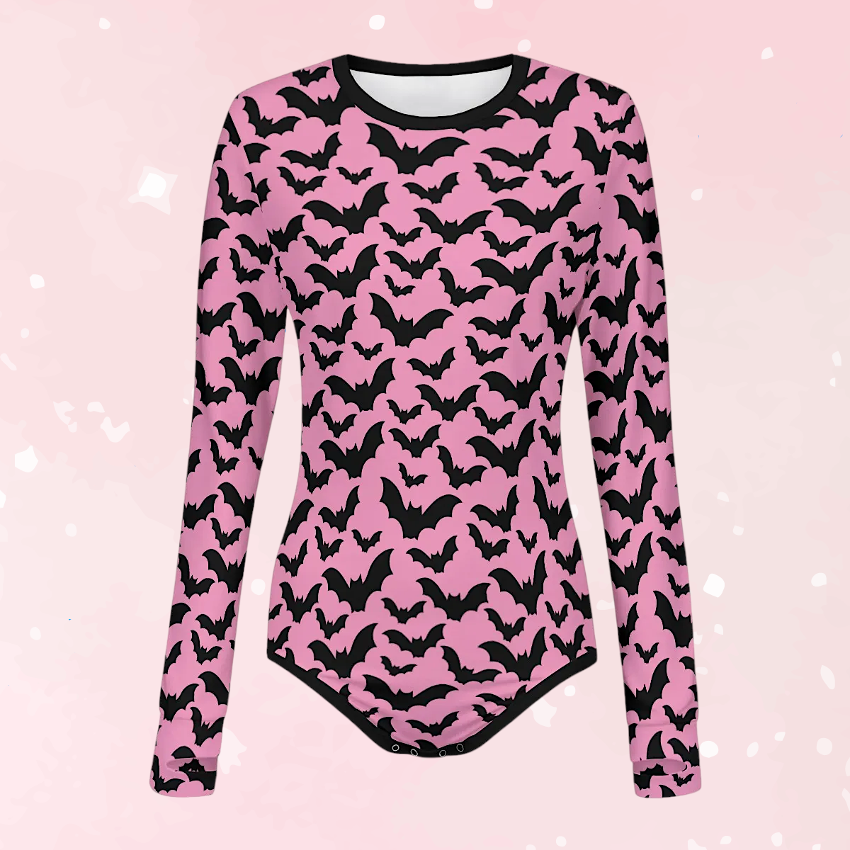 Pastel Batty Long Sleeve Bodysuit