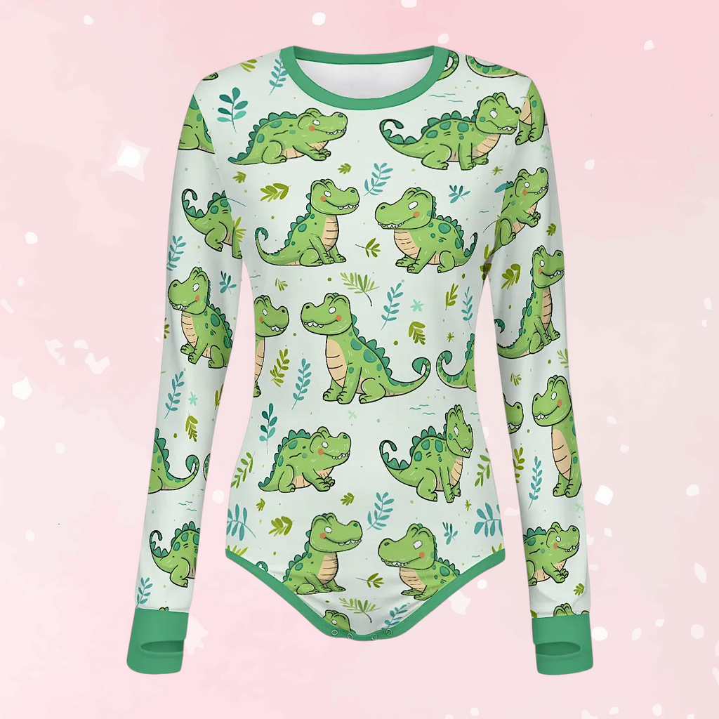 Snuggle Gator Long Sleeve CuddleSuit